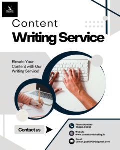 A flat drawing of a document with typing icons and a pencil